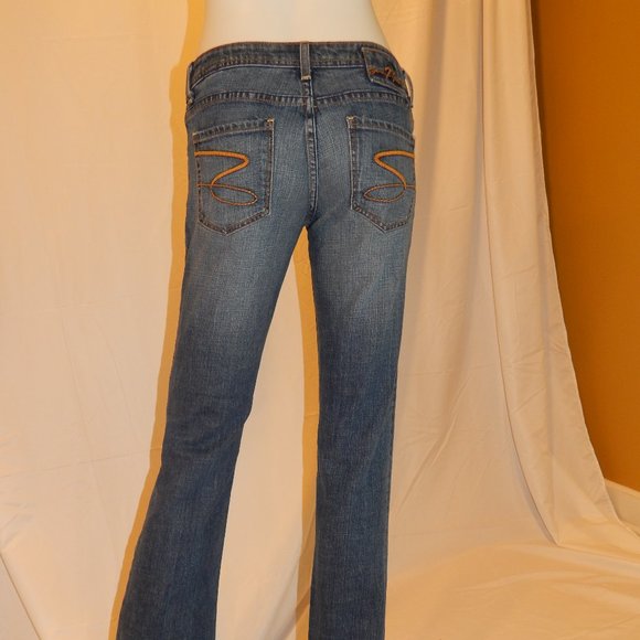 Seven 7-SIZE 26-DESIGNER SLIM BOOT CUT JEANS - Picture 14 of 14